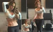 Jennifer Lopez Shows Off Sculpted Abs in Early Morning Gym Workout