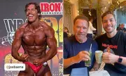 Joseph Baena Earns Pro Bodybuilder Status Following Father Arnold Schwarzenegger