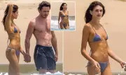 Kaia Gerber Flaunts Figure in Blue Bikini on Mexico Getaway with Lewis Pullman