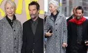 Keanu Reeves and Alexandra Grant Attend Outcome Premiere in New York