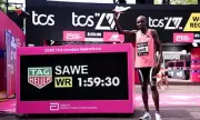 Kenyan Runner Sabastian Sawe Breaks Two-Hour Marathon Barrier in London