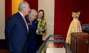 King Charles and Queen Camilla Attend Buckingham Palace Fashion Tribute to Elizabeth II