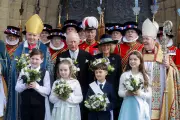King Charles and Queen Camilla Attend Royal Maundy Service in St Asaph