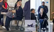 Lindsey Vonn Seen in Wheelchair at LAX After Horrific Ski Crash Recovery
