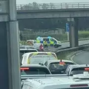 M6 Motorway Chaos: Car Overturns in Lancashire Crash, Police Swarm Scene
