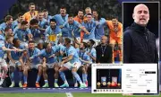 Manchester City Treble Medals Set for Auction by Anonymous Player or Staff