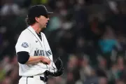 Mariners Pitcher Logan Gilbert's Jersey Stops 107.8 mph Line Drive