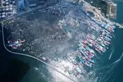Massive Fire Devastates Malaysian Water Village, Displacing Thousands