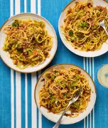 Meera Sodha's Vegan Sweetheart Cabbage and Caramelised Onion Spaghetti