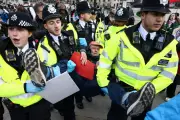 Met Police Remove Protesters at London Palestine Action Demonstration