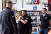 Mother's Emotional Reunion with RNLI Heroes After Paddleboard Rescue at Sea