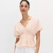 M&S Linen Rich Top Wins Fans for Flattering Fit and Soft Fabric