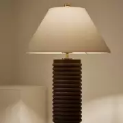 M&S Wooden Ribbed Lamp Praised as 'Designer-Looking' Bargain