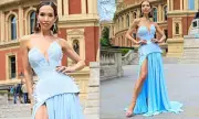 Myleene Klass Stuns in Glamorous Gown at Classic FM Live Event