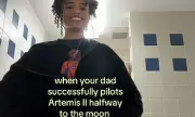 NASA Astronaut's Daughter's TikTok Tribute Goes Viral Amid Artemis II Mission