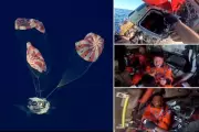Navy Crews Celebrate with Artemis II Astronauts After Historic Moon Mission Return