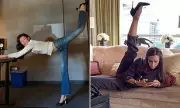 Nicola Peltz Channels Victoria Beckham's Signature Leg Kick in New Photo