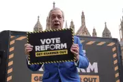 Nigel Farage Launches 'Vote Reform. Get Starmer Out' Slogan for Local Elections