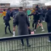 Non-League Derby Descends Into Chaos as Manager Sent Off for Headbutt
