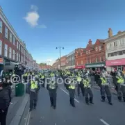 Police Hunt Epsom Church Rape Suspects as Crowds and Shield Officers Gather