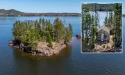 Private Maine Island with Cabin Lists for Below Average US Home Price