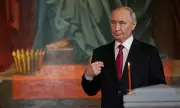 Putin Attends Easter Service Amid Ceasefire Violations, Musk's Father Present