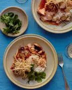 Quick and Easy Gochujang Butter Salmon Recipe by Georgina Hayden