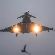 RAF Typhoons Intercept Suspected Russian Bomber Near UK Airspace
