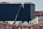 Skydiver Rescued After Crashing into Scoreboard at Virginia Tech Game