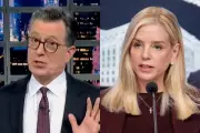 Stephen Colbert Mocks Pam Bondi with Epstein-Themed Farewell After Trump Firing