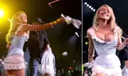Sydney Sweeney Throws Syrn Lingerie Into Crowd at Stagecoach Festival