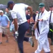 Tiger Woods Escapes Injury After Masters Security Guard Tackle Incident