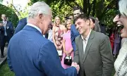 Tom Daley criticised for not wearing tie at King's garden party in Washington DC