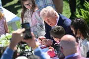 Trump Claims Iranians 'Want to Hear Bombs' for Freedom at Easter Event