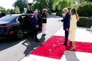 Trump Greets King Charles with Firm Handshake During Royal US Visit