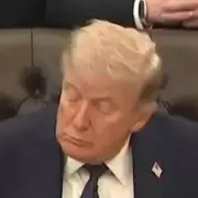 Trump Health Fears After Eyes Close and Mouth Droops at White House Event