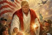 Trump's AI Jesus Image Sparks Satanic Goat Creature Conspiracy Theories
