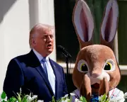 Trump's Easter Bunny Act Precedes Dark Iran Warnings in White House Press Conference