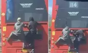 Two Men Condemned for 'Death-Defying' Bus Surfing Stunt in Edgware