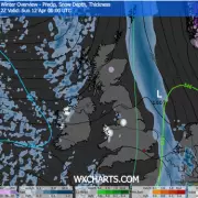 UK Braces for Snow Blanket as Temperatures Plummet to -1C This Weekend