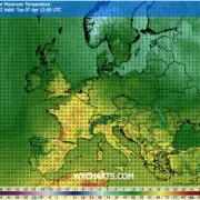 UK Weather Maps Predict 21C Scorcher with 12 Regions Hotter Than Turkey