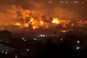 Ukrainian Drone Strike Ignites Major Fire at Russian Oil Refinery in Tuapse