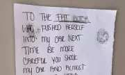 Viral Handwritten Note Sparks Outrage Over Aggressive Neighbour Dispute
