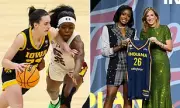 WNBA's Caitlin Clark Reunites with College Rival Raven Johnson After Fever Draft