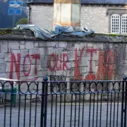 Workers Scrub 'Not Our King' Graffiti from Cathedral Before Charles' Visit