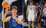 World's Tallest College Basketball Player Olivier Rioux Enters Transfer Portal