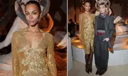 Zoe Saldana and Margot Robbie Shine at Milan Event Amid Box Office Milestone