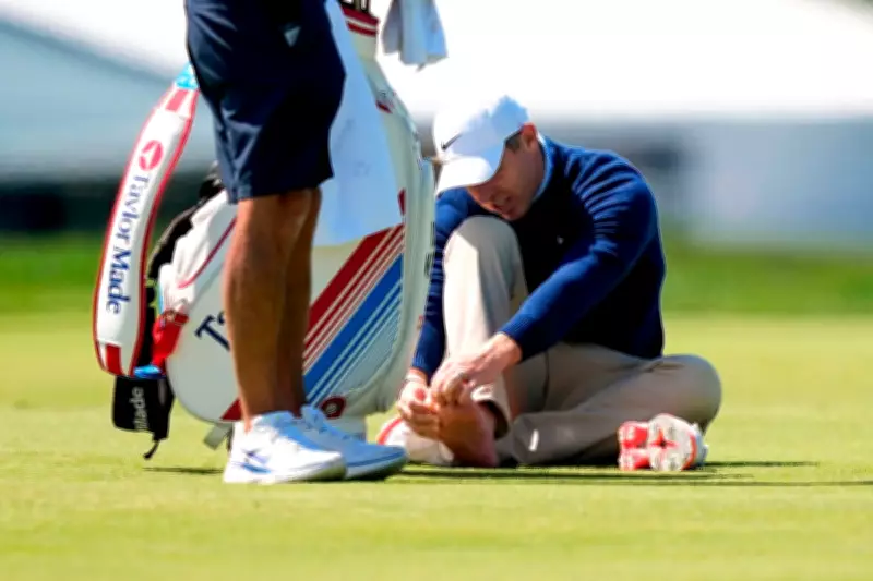 Rory McIlroy Foot Blister Worry Before US PGA Championship