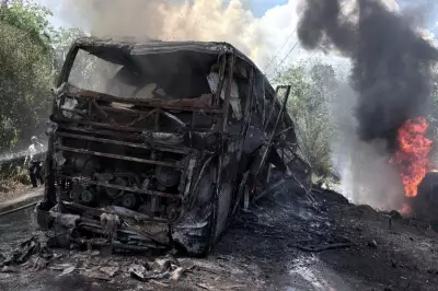 16 Killed as Passenger Bus Hits Fuel Tanker in Indonesia