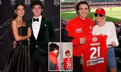 AFL Star Errol Gulden Says Girlfriend 'Wasn't Happy' About Meeting Sydney Sweeney